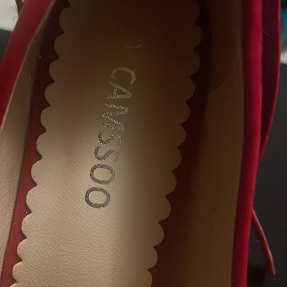 Camssoo 6inch red pumps size 8 - Picture 2 of 3